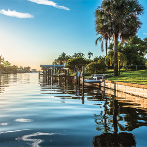 Florida Canal Sunrise